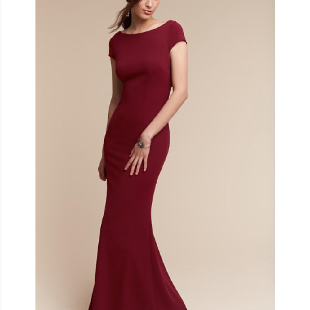 Katie May Madison Dress in Bordeaux